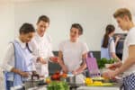 Teens Teenagers Cooking School Kitchen Chef
