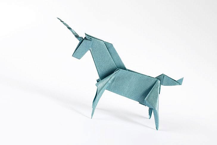 Origami Unicorn Origami Unicorn WinsomeMan iStock