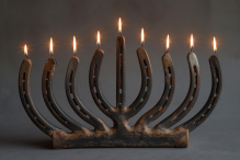 horseshoe menorah horseshoe menorah