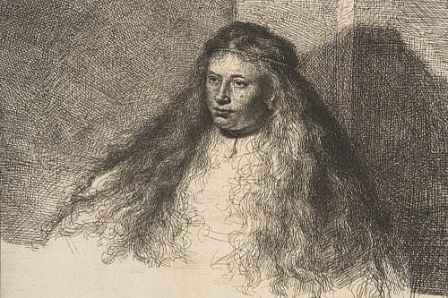 Rembrandt_The Great Jewish Bride_Possibly Esther Preparing to Confront Ahasuerus_1635 Rembrandt_The Great Jewish Bride_Possibly Esther Preparing to Confront Ahasuerus_1635