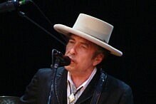 Bob Dylan onstage in Vitoria-Gasteiz, at the Azkena Rock Festival Bob Dylan onstage in Vitoria-Gasteiz, at the Azkena Rock Festival.