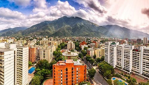 Caracas, Venezuela Eastern Caracas panoramic city view at Chacao Municipality. Image taken at mid afternoon with Avila mountain in the background.Cerro El Avila en el Municipio Chacao.