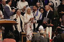 Screenshots from recordings of 5786 HHD services, including Yom Kippur and Rosh Hashanah