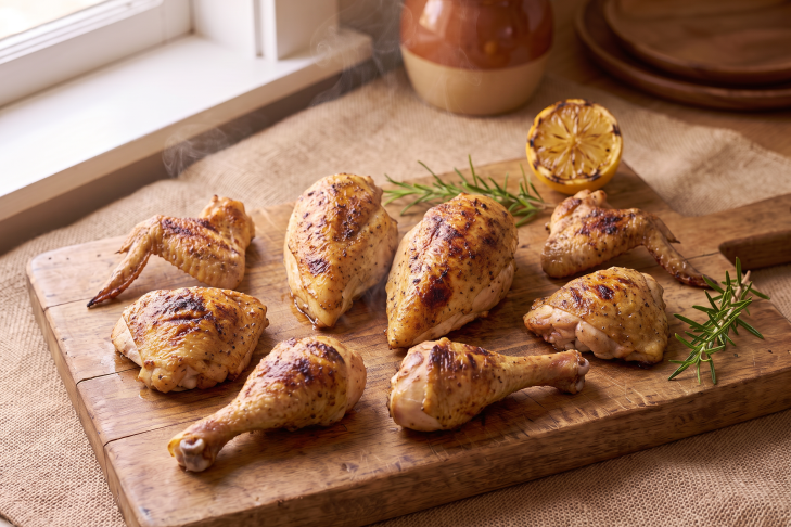 robariah-chicken-cut-up-eights-cooked robariah-chicken-cut-up-eights-cooked